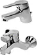 Ideal Standard Slimline Mixer Set (Basin 8577 + Bath 8587) - Image 2