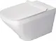 Duravit DuraStyle Wall-Hung Toilet with Bidet Spray and Toilet Seat & Cover, White - Image 2