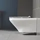 Duravit DuraStyle Wall-Hung Toilet with Bidet Spray and Toilet Seat & Cover, White - Image 4