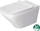 Duravit DuraStyle Wall-Hung Toilet with Bidet Spray and Soft-Close Toilet Seat & Cover - Image 2