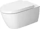 Duravit New Darling Wall-Hung Toilet with Bidet Spray, Soft-Close Toilet Seat & Cover, and Fixing Set - Image 1