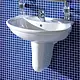 Ideal Standard San Remo E 7420 Basin 45 cm with Wall-Hung Column, Pergamon - Image 2