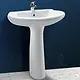 Ideal Standard Kimera G 0248 Basin 48 cm with Full Pedestal, White - Image 1