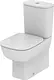 Ideal Standard New Esedra Back-to-Wall Combination S/P with Toilet Seat & Cover, Cistern with Mechanism, Internal Bidet Spray, and Fixing Set, White - Image 2