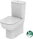 Ideal Standard New Esedra Back-to-Wall Combination S/P with Soft-Close Toilet Seat & Cover, Cistern with Mechanism, Internal Bidet Spray, and Fixing Set, White - Image 2