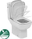 Ideal Standard New Esedra Combination P with Soft-Close Toilet Seat & Cover, Cistern with Mechanism, Internal Bidet Spray, and Fixing Set, White - Image 2