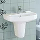 Ideal Standard Playa J5013 Basin 65 × 48 cm with Half Pedestal, White - Image 7