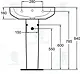 Ideal Standard Playa Bathroom Set: Back-to-Wall Toilet G4921/G4922 and Basin J5013 65 cm with Full Pedestal, White - Image 5