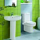 Ideal Standard Playa Bathroom Set: Back-to-Wall Toilet G4921/G4922 and Basin J5013 65 cm with Full Pedestal, White - Image 7