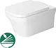 Duravit P3 Comfort Wall-Hung Toilet with Soft-Close Toilet Seat & Cover, Bidet Spray, Valve, and HygieneGlaze, White - Image 2