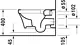 Duravit P3 Comfort Wall-Hung Toilet with Soft-Close Toilet Seat & Cover, Bidet Spray, Valve, and HygieneGlaze, White - Image 4
