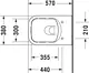 Duravit P3 Comfort Wall-Hung Toilet with Soft-Close Toilet Seat & Cover, Bidet Spray, Valve, and HygieneGlaze, White - Image 5