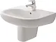 Duravit D-Code Basin 60 cm with Half Pedestal, Pergamon - Image 2