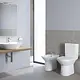 Roca Ares S/P Toilet Combination with Soft-Close Toilet Seat & Cover, Cistern with Mechanism, Internal Bidet, and Fixing Set, White - Image 2