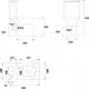 Roca Ares S/P Toilet Combination with Soft-Close Toilet Seat & Cover, Cistern with Mechanism, Internal Bidet, and Fixing Set, White - Image 6