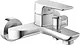 3-Piece Mixer Set (Coral 64100324566 Bath Mixer, Coral 64130324566 Basin Mixer, Coral 64192324566 Wall-Mounted Kitchen Mixer) Chrome - Image 3