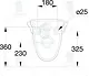 Ideal Standard San Remo Wall-Hung Toilet with Internal Bidet Spray, Handle and Toilet Seat & Cover, White - Image 6