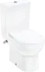 Hansgrohe Glade Lake S S/P Combination Toilet with Soft-Close Toilet Seat & Cover, Cistern with Mechanism, Internal Bidet Spray and Fixing Set, White - Image 1