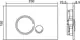 Duravit Concealed Cistern with Flush Plate WF1202000010, Anti-Corrosive Metal Frame, 8 mm Thickness, 115 × 50 cm, Dual Flush 6/3, with Flush Plate WF5120021010, Glossy Chrome - Image 5