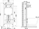 Duravit Concealed Cistern Full Metal Frame 8 mm 115 × 50 cm Dual Flush 6/3 with Flush Plate WF5100021010, Glossy Chrome - Image 4