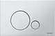 Duravit Concealed Cistern WF1201000010 Half Galvanized Metal Frame 8 mm Dual Flush 6/3 with Flush Plate WF5120021010, Glossy Chrome - Image 3