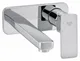 Kludi RAK Profile Star RAK14124 Single Lever Wall-Mounted Basin Mixer with Spout and Handle, Chrome - Image 1