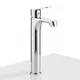 Gawad Empire EMP 01030 Tall Basin Mixer Chrome, Height 32 cm, Spout 10.5 cm with Pop-up Waste - Image 2