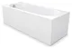 Serena Bathtub 160 × 75 cm, White - Image 8