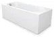 Serena Bathtub 160 × 75 cm, White - Image 9