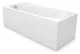Serena Bathtub 170 × 75 cm with Front Panel, White - Image 5