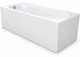 Serena Bathtub 180 × 80 cm with Front Panel, White - Image 5