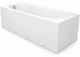 Serena Bathtub 180 × 80 cm with Front Panel, White - Image 7