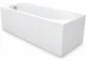 Serena Bathtub 180 × 80 cm with Front Panel, White - Image 8