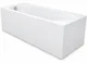 Serena Bathtub 180 × 80 cm with Front Panel, White - Image 9