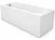 Serena Bathtub 180 × 80 cm with Front Panel, White - Image 10