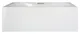 Garda Bathtub 150 × 75 cm with Handles, Front Panel + Side Panel, White - Image 8
