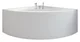 Sanipure Como 0010038 Bathtub 115 × 115 cm, Built-in (Installed Before Ceramic), Pergamon (001003801) - Image 6