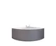 Sanipure Como One-Piece Bathtub 00100390001 Size 125 × 125 cm — Greige (00100391101) - Image 2