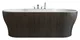 Sanipure Grace 0010019 One-Piece Bathtub with Panel 90 × 190 cm, Canary Oak (00100193601) - Image 1