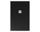 Sanipure Picasso 001611909 Shower Tray, Matte Black, 90 × 70 cm - Image 1
