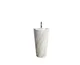 Sanipure Onda Solid Surface Floor Basin 90 × 48 × 50 cm with Drain and Overflow, White - Image 3