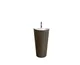 Sanipure Onda Solid Surface Floor Basin 90 × 48 × 50 cm with Drain and Overflow, White - Image 7