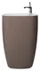 Sanipure Gardner One-Piece Freestanding Floor Basin 90 × 57 × 44 cm with Overflow, White - Image 16
