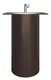 Sanipure Rondella One-Piece Freestanding Floor Basin 0016029, 90 × 70 × 54.5 cm, without Overflow, with 17 cm Towel Holder — Grey (001602905) - Image 14