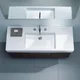 Vero Basin 125 cm, White - Image 4