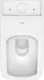 Duravit Durastyle Back-to-Wall Toilet S/P Trap, White with Shower - Image 2