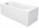 Serena Bathtub 180 × 80 cm with Front Panel, White - Image 1