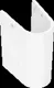 Glade Lake Wall-Hung Basin Pedestal 45 cm, White