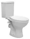 Angelo Toilet P-Trap with Bidet Spray, White
