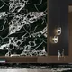 سيراميك ارضيات وحوائط قطع ليزر ارت كالونجو بلاك فرز ثاني 50 × 150 سم مط - صورة 2